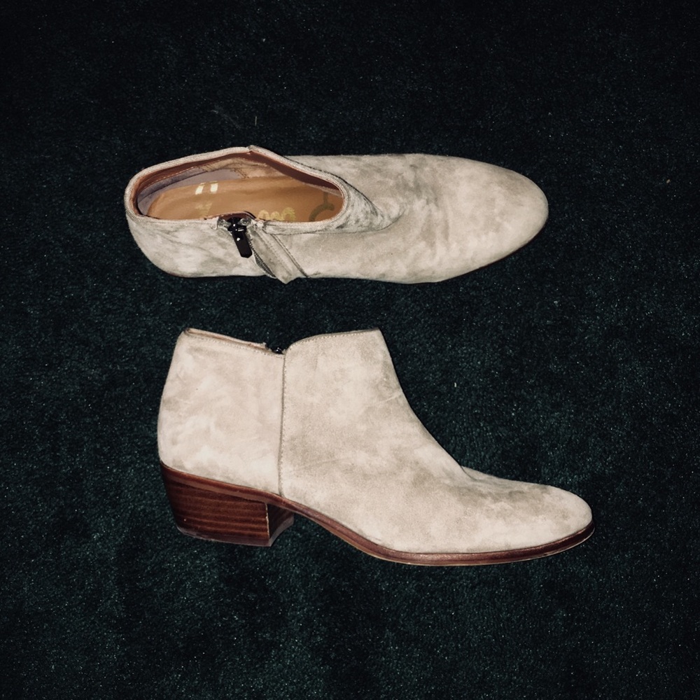 SAM EDELMAN grey booties!!
